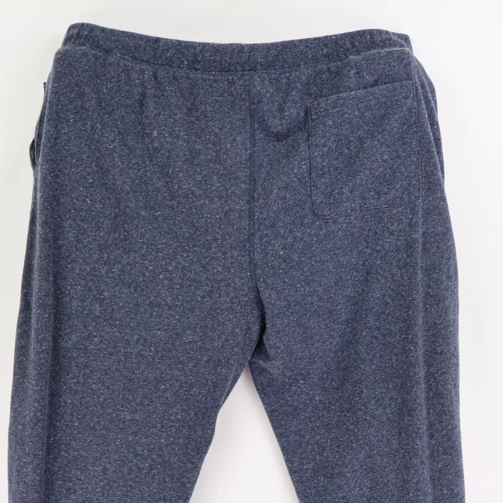Eddie Bauer Lounge Sweatpants Mens 2XL Blue Heathered Stretch Pockets Drawstring